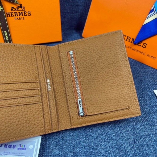 Hermes・レザー コンチネンタルウォレット 財布 折財布