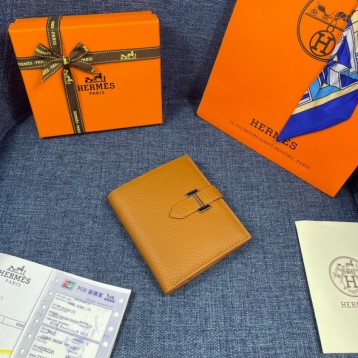Hermes・レザー コンチネンタルウォレット 財布 折財布