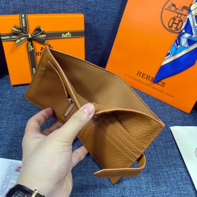 Hermes・レザー コンチネンタルウォレット 財布 折財布