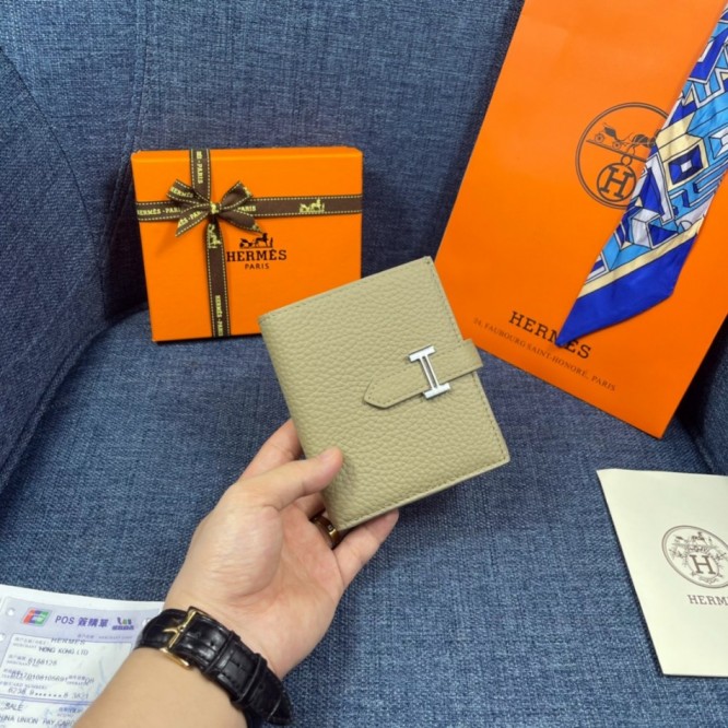 Hermes・レザー コンチネンタルウォレット 財布 折財布