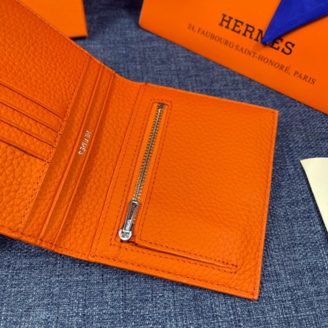 Hermes・レザー コンチネンタルウォレット 財布 折財布