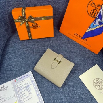Hermes・レザー コンチネンタルウォレット 財布 折財布