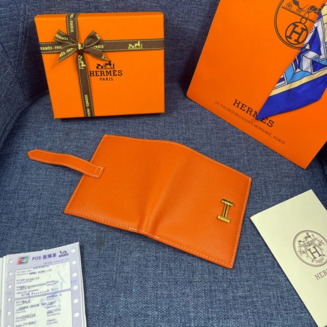 Hermes・レザー コンチネンタルウォレット 財布 折財布