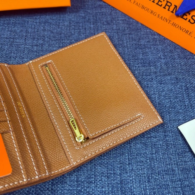Hermes・レザー コンチネンタルウォレット 財布 折財布