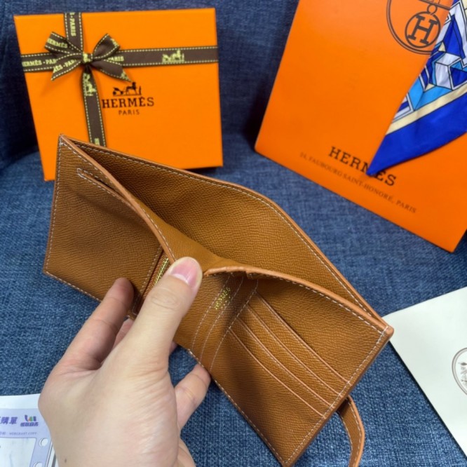 Hermes・レザー コンチネンタルウォレット 財布 折財布