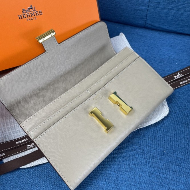 Hermes・レザー コンチネンタルウォレット 財布 折財布