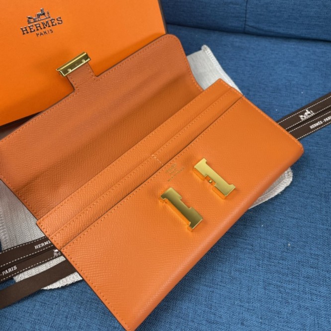 Hermes・レザー コンチネンタルウォレット 財布 折財布