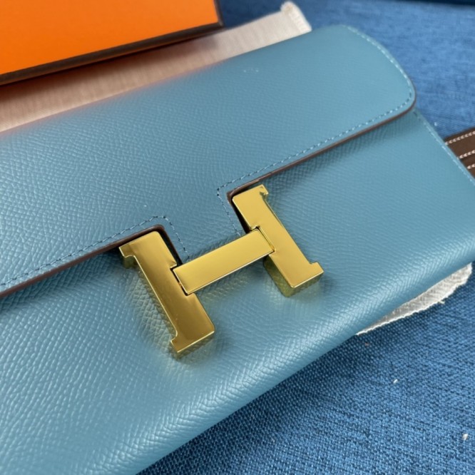 Hermes・レザー コンチネンタルウォレット 財布 折財布