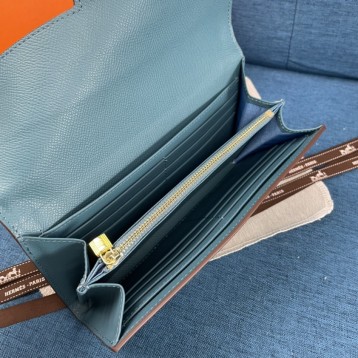 Hermes・レザー コンチネンタルウォレット 財布 折財布 Hermes・レザー コンチネンタルウォレット 財布 折財布