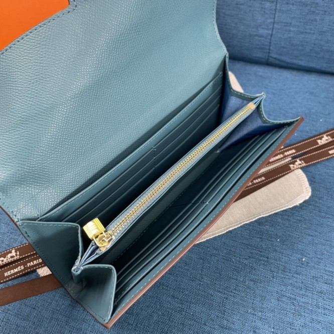 Hermes・レザー コンチネンタルウォレット 財布 折財布