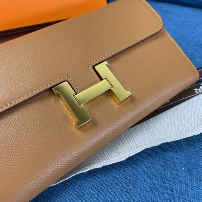 Hermes・レザー コンチネンタルウォレット 財布 折財布