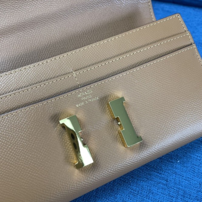 Hermes・レザー コンチネンタルウォレット 財布 折財布