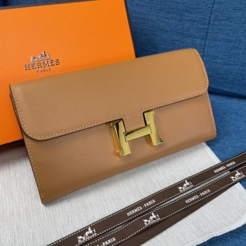 Hermes・レザー コンチネンタルウォレット 財布 折財布