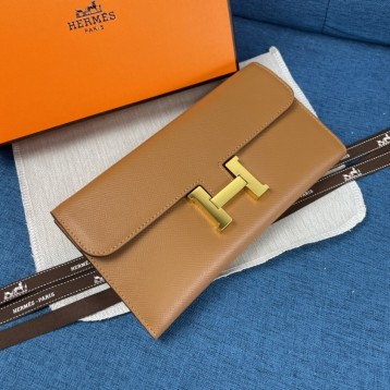 Hermes・レザー コンチネンタルウォレット 財布 折財布