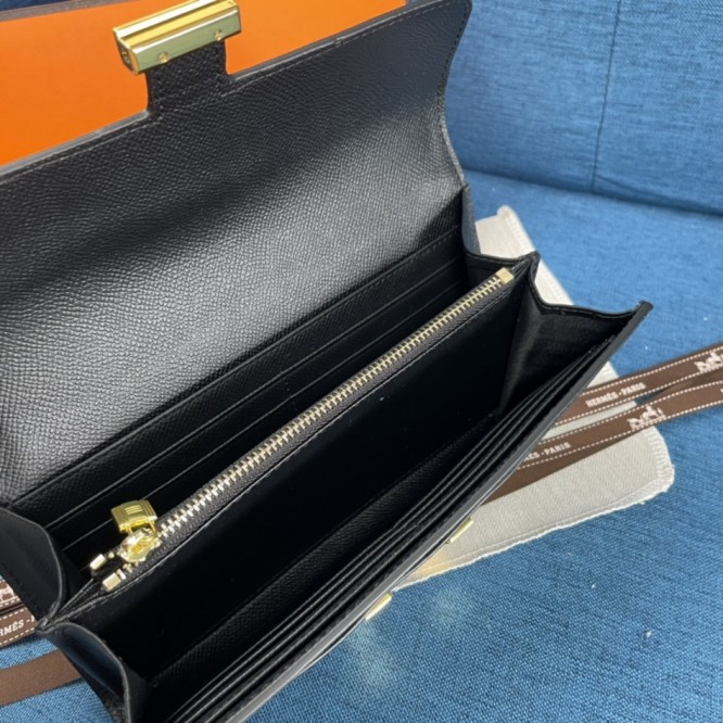 Hermes・レザー コンチネンタルウォレット 財布 折財布