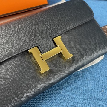 Hermes・レザー コンチネンタルウォレット 財布 折財布 Hermes・レザー コンチネンタルウォレット 財布 折財布
