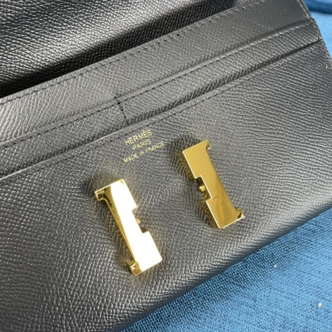 Hermes・レザー コンチネンタルウォレット 財布 折財布