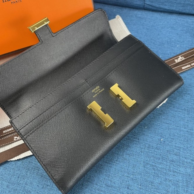 Hermes・レザー コンチネンタルウォレット 財布 折財布