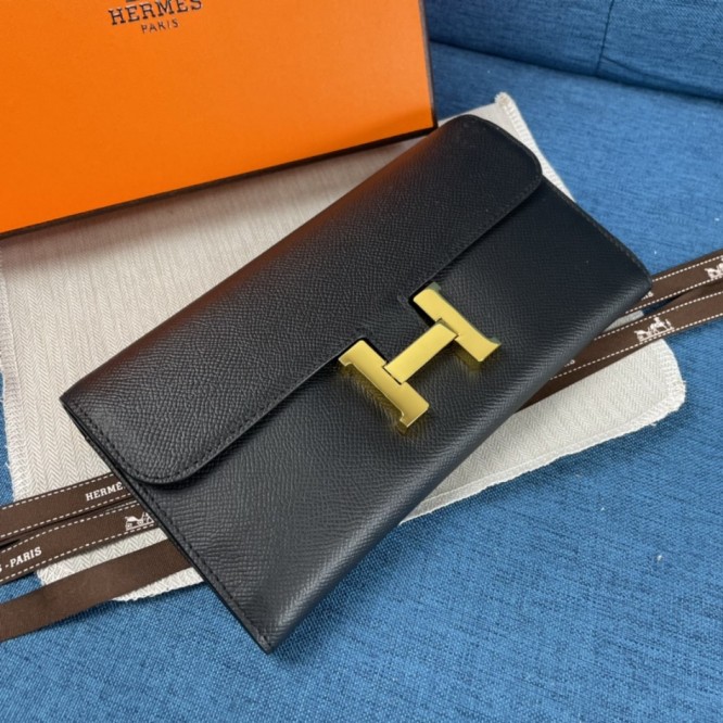 Hermes・レザー コンチネンタルウォレット 財布 折財布