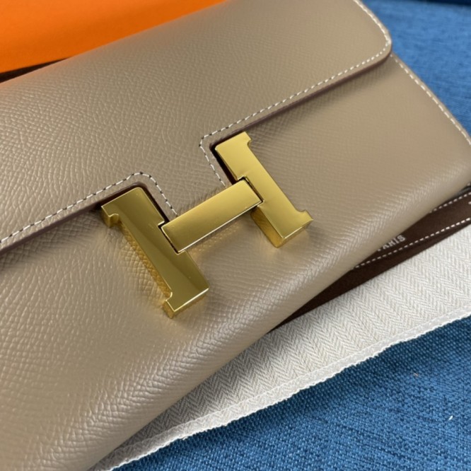 Hermes・レザー コンチネンタルウォレット 財布 折財布