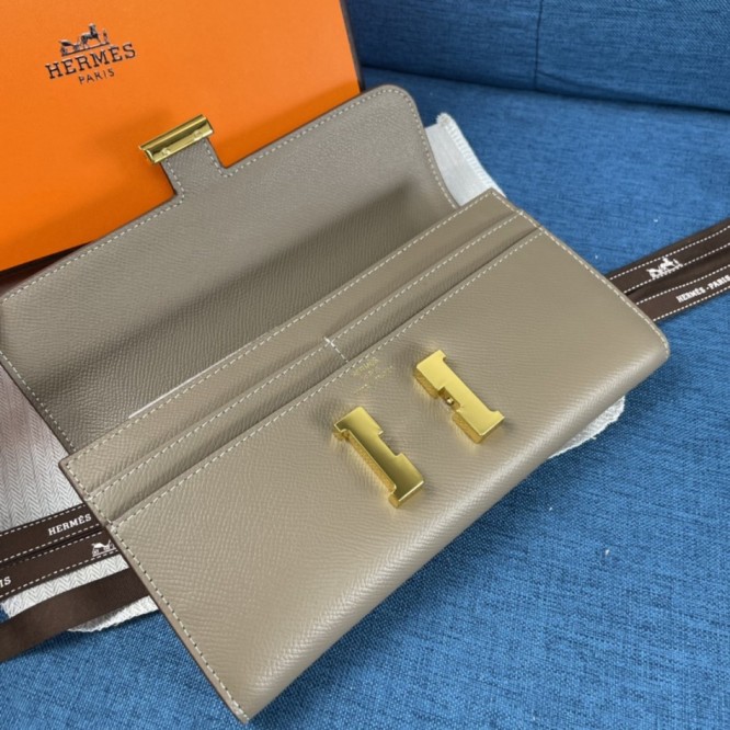 Hermes・レザー コンチネンタルウォレット 財布 折財布