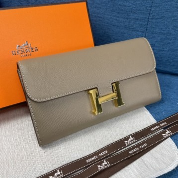 Hermes・レザー コンチネンタルウォレット 財布 折財布