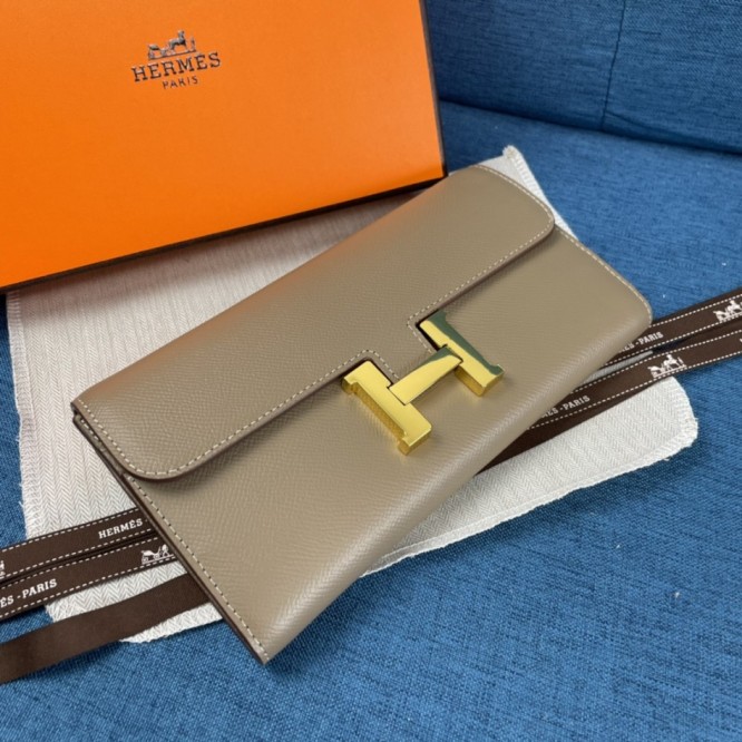 Hermes・レザー コンチネンタルウォレット 財布 折財布