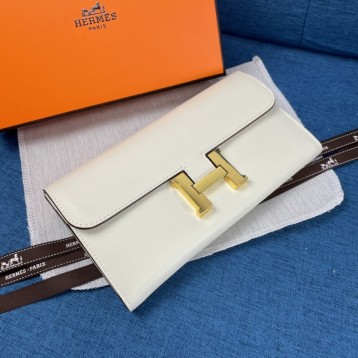 Hermes・レザー コンチネンタルウォレット 財布 折財布 Hermes・レザー コンチネンタルウォレット 財布 折財布