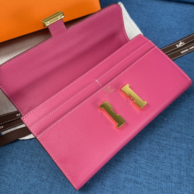 Hermes・レザー コンチネンタルウォレット 財布 折財布
