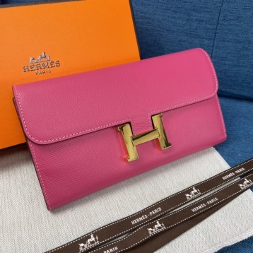 Hermes・レザー コンチネンタルウォレット 財布 折財布