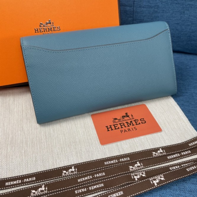 Hermes・レザー コンチネンタルウォレット 財布 折財布