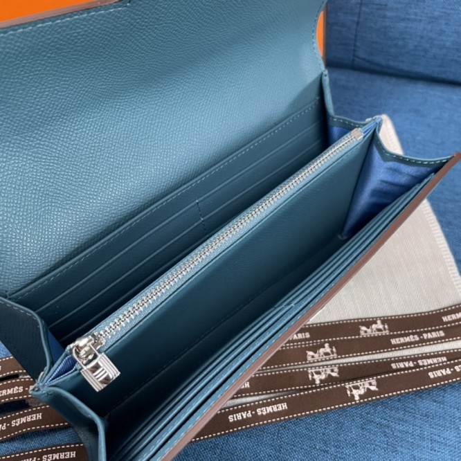 Hermes・レザー コンチネンタルウォレット 財布 折財布