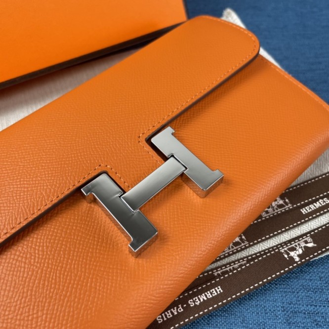 Hermes・レザー コンチネンタルウォレット 財布 折財布