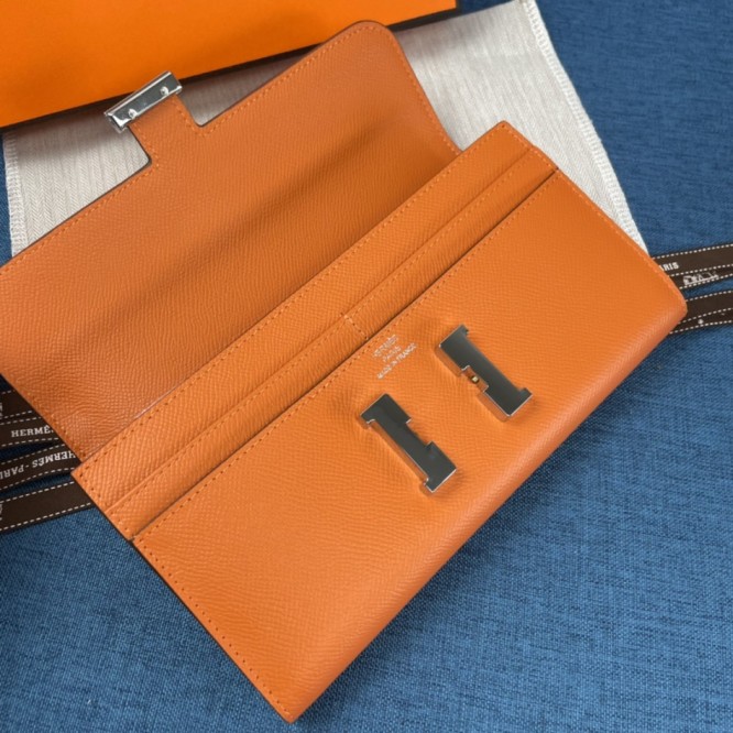 Hermes・レザー コンチネンタルウォレット 財布 折財布