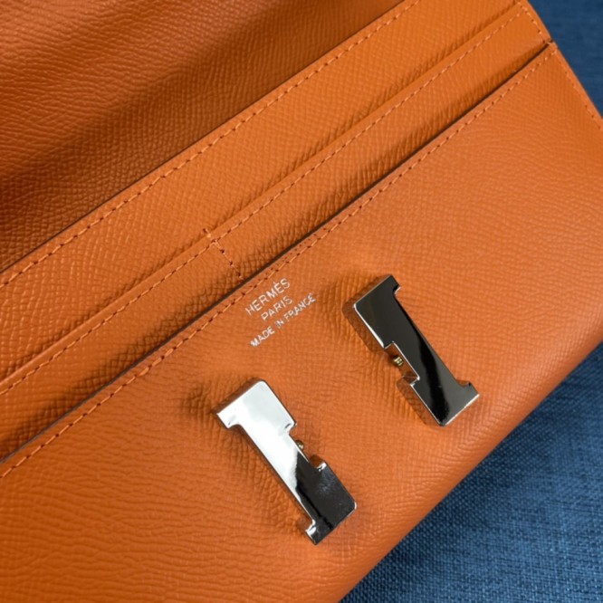 Hermes・レザー コンチネンタルウォレット 財布 折財布