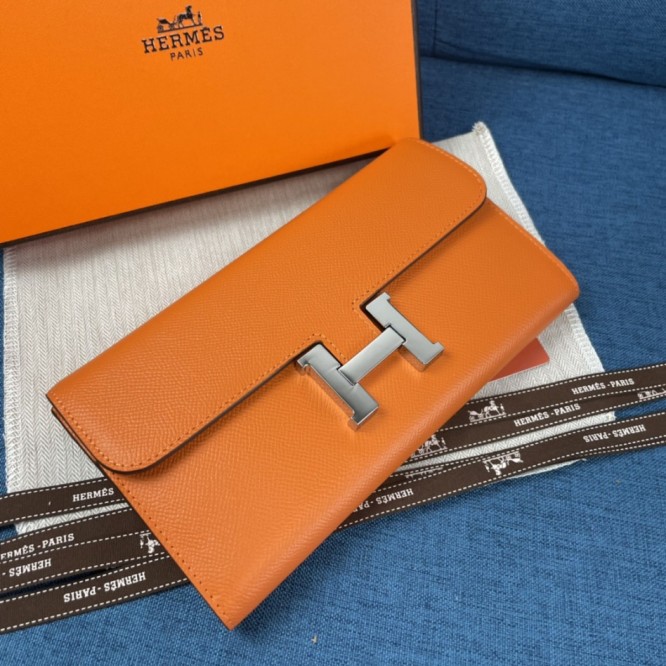 Hermes・レザー コンチネンタルウォレット 財布 折財布