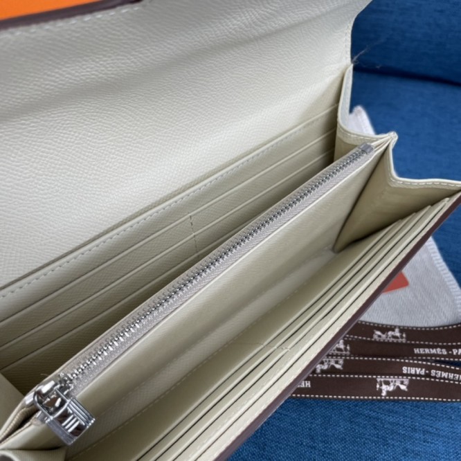 Hermes・レザー コンチネンタルウォレット 財布 折財布