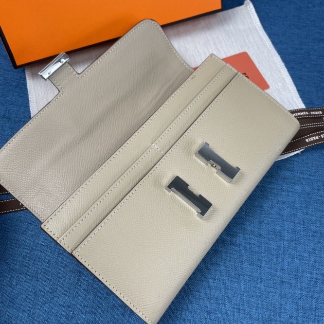 Hermes・レザー コンチネンタルウォレット 財布 折財布