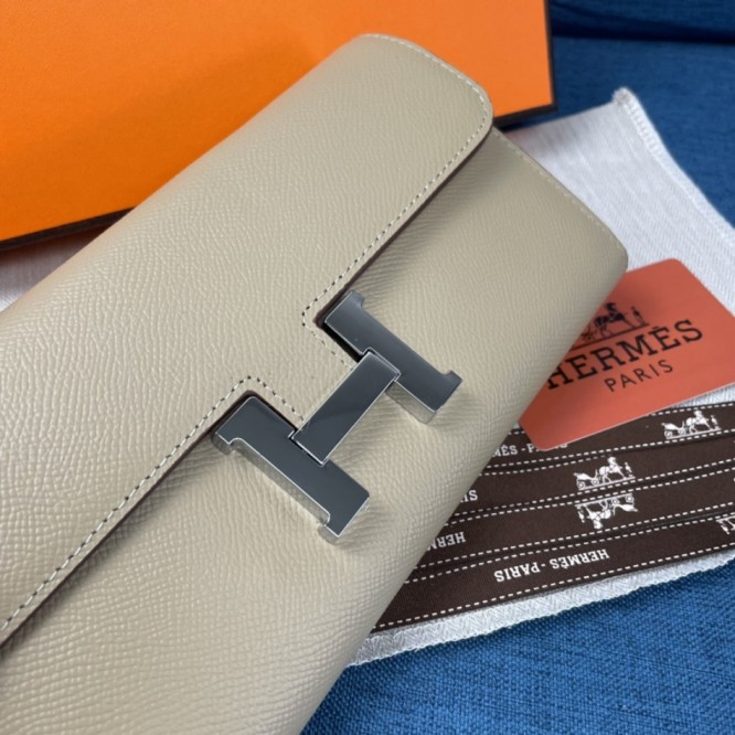 Hermes・レザー コンチネンタルウォレット 財布 折財布