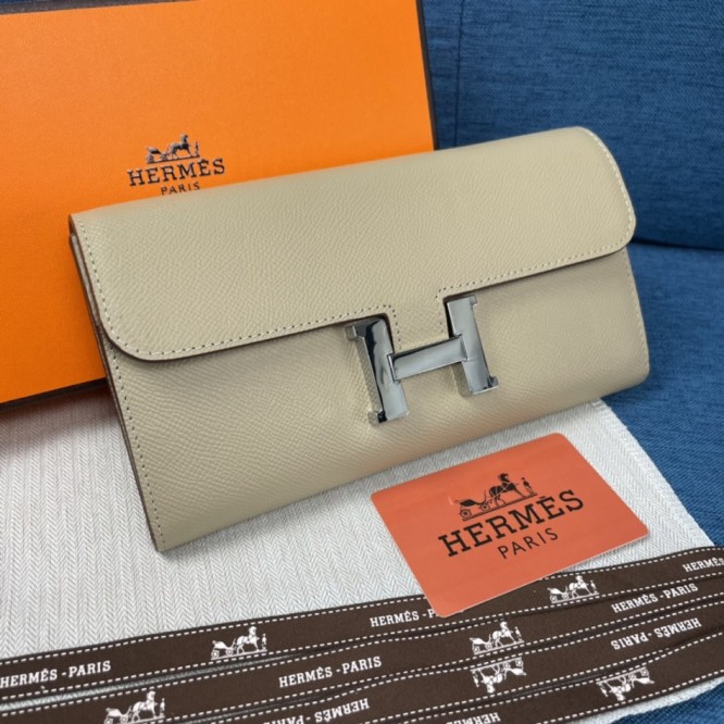 Hermes・レザー コンチネンタルウォレット 財布 折財布