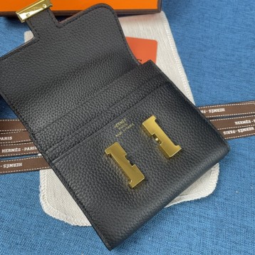 Hermes・レザー コンチネンタルウォレット 財布 折財布
