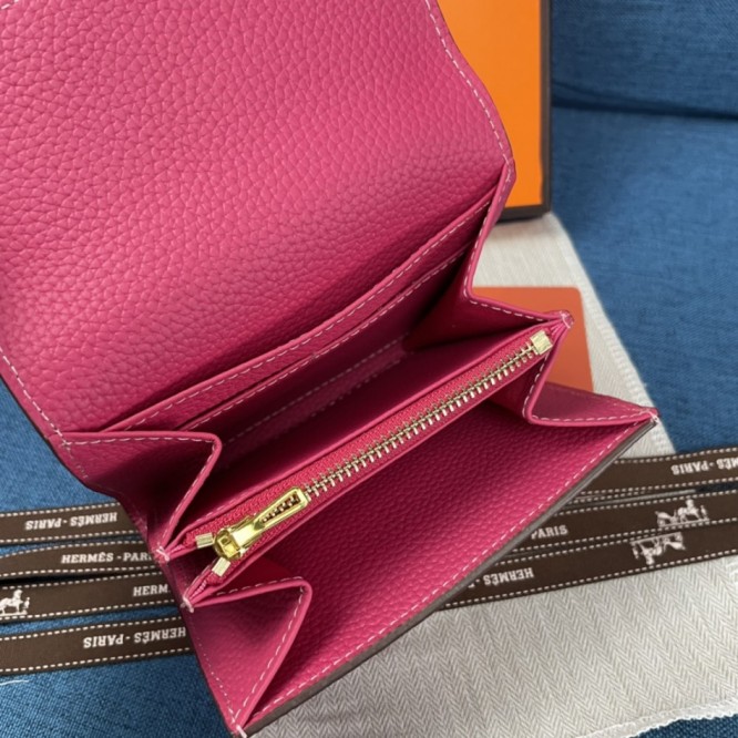 Hermes・レザー コンチネンタルウォレット 財布 折財布