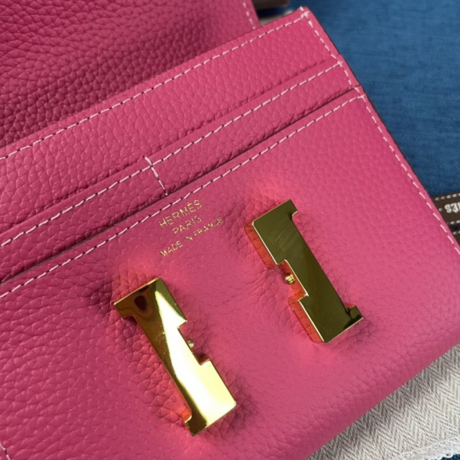 Hermes・レザー コンチネンタルウォレット 財布 折財布