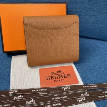Hermes・レザー コンチネンタルウォレット 財布 折財布 Hermes・レザー コンチネンタルウォレット 財布 折財布