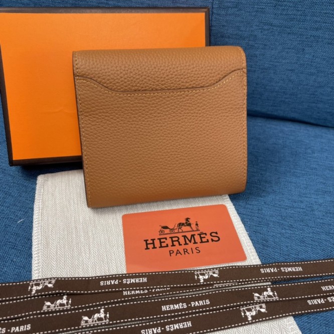 Hermes・レザー コンチネンタルウォレット 財布 折財布