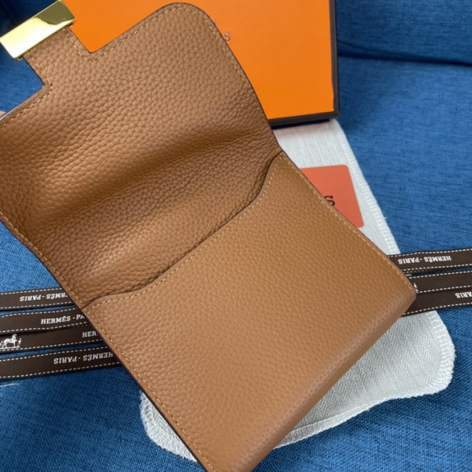 Hermes・レザー コンチネンタルウォレット 財布 折財布