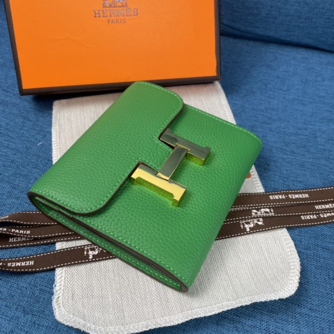 Hermes・レザー コンチネンタルウォレット 財布 折財布