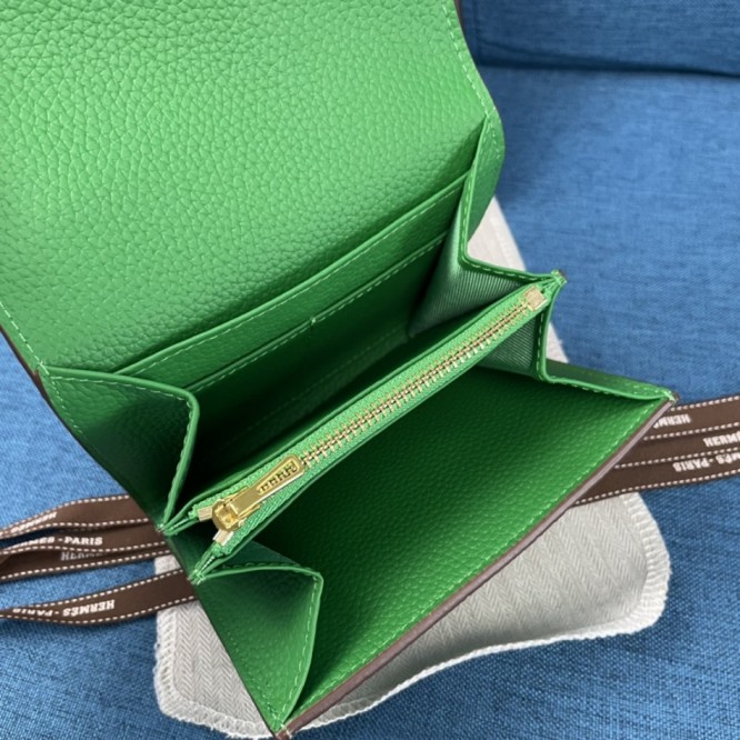 Hermes・レザー コンチネンタルウォレット 財布 折財布