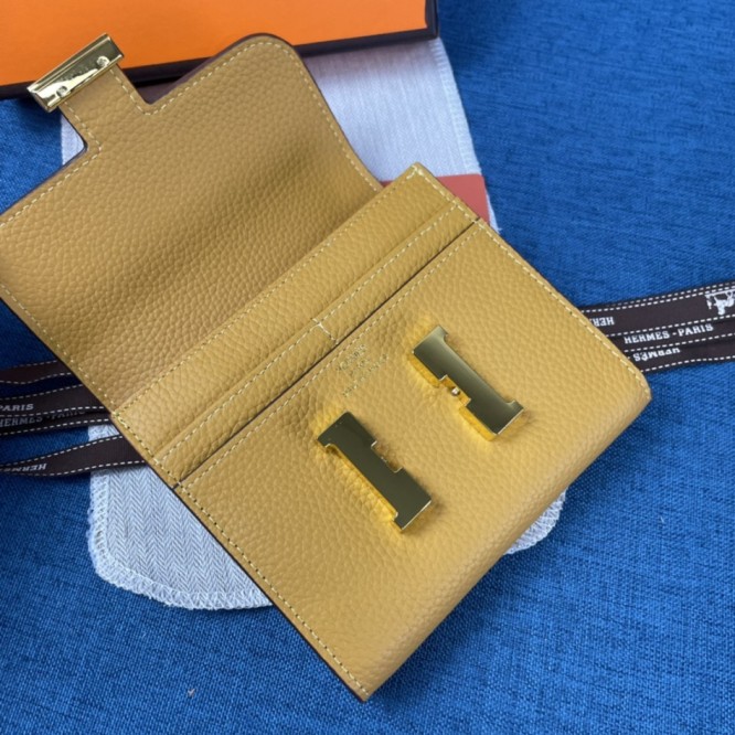 Hermes・レザー コンチネンタルウォレット 財布 折財布