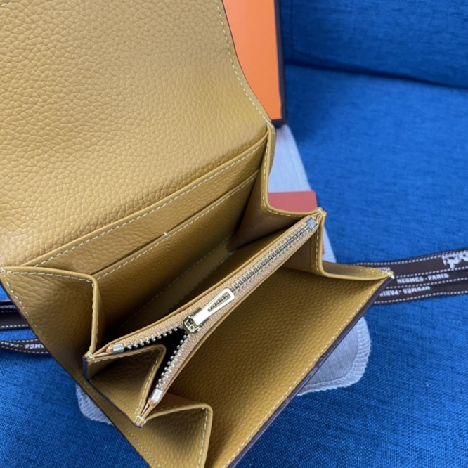 Hermes・レザー コンチネンタルウォレット 財布 折財布